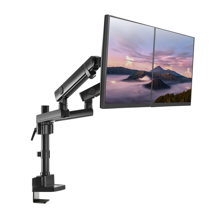 Suport birou pentru 2 monitoare LCD LED Maclean MC-812 17-32 "2x8kg vesa 75x75 și 100x100