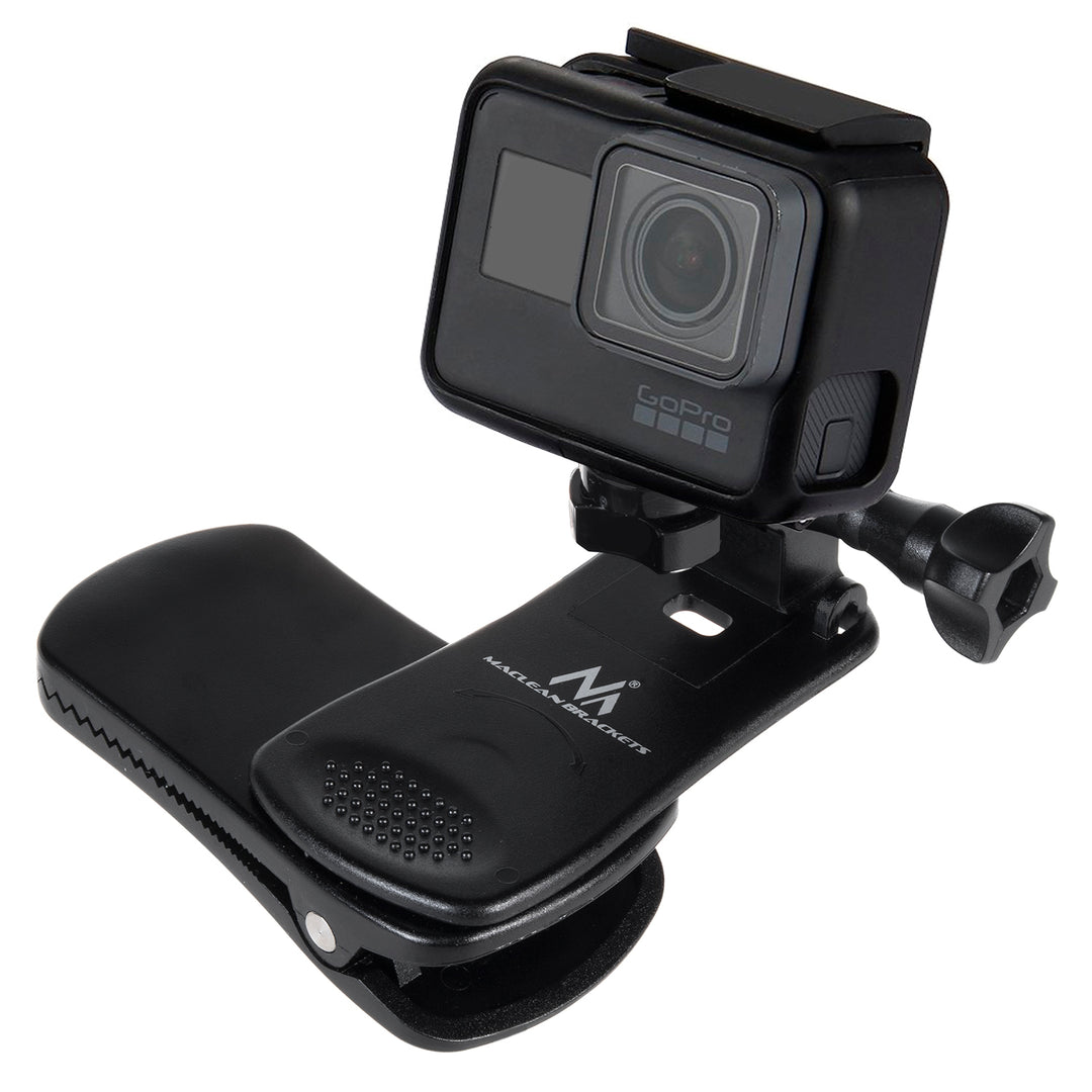 Clip universal Maclean MC-820, fixare pentru camere GoPro, Xiaomi, Ekken, SJCam și altele