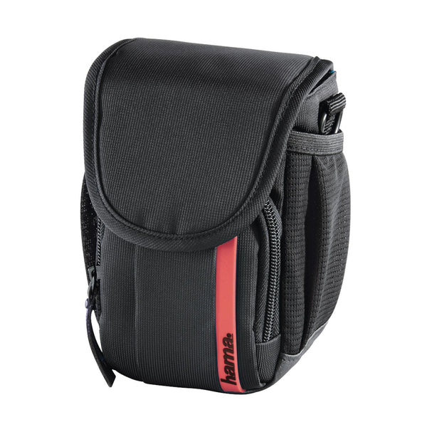 Rucsac camera foto Hama Nashville, Negru/Rosu, dimensiuni 10x16x8