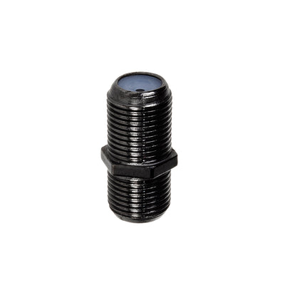 Priza F - F Maclean, MCTV-904, negru, din metal nichelat