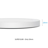 Panou de plafon cu LED-uri 7in1 montat încastrat, ultra subțire 30W 3 culori (WW, NW, CW) Led4U LD142 cu microunde cu sursă de alimentare încorporată