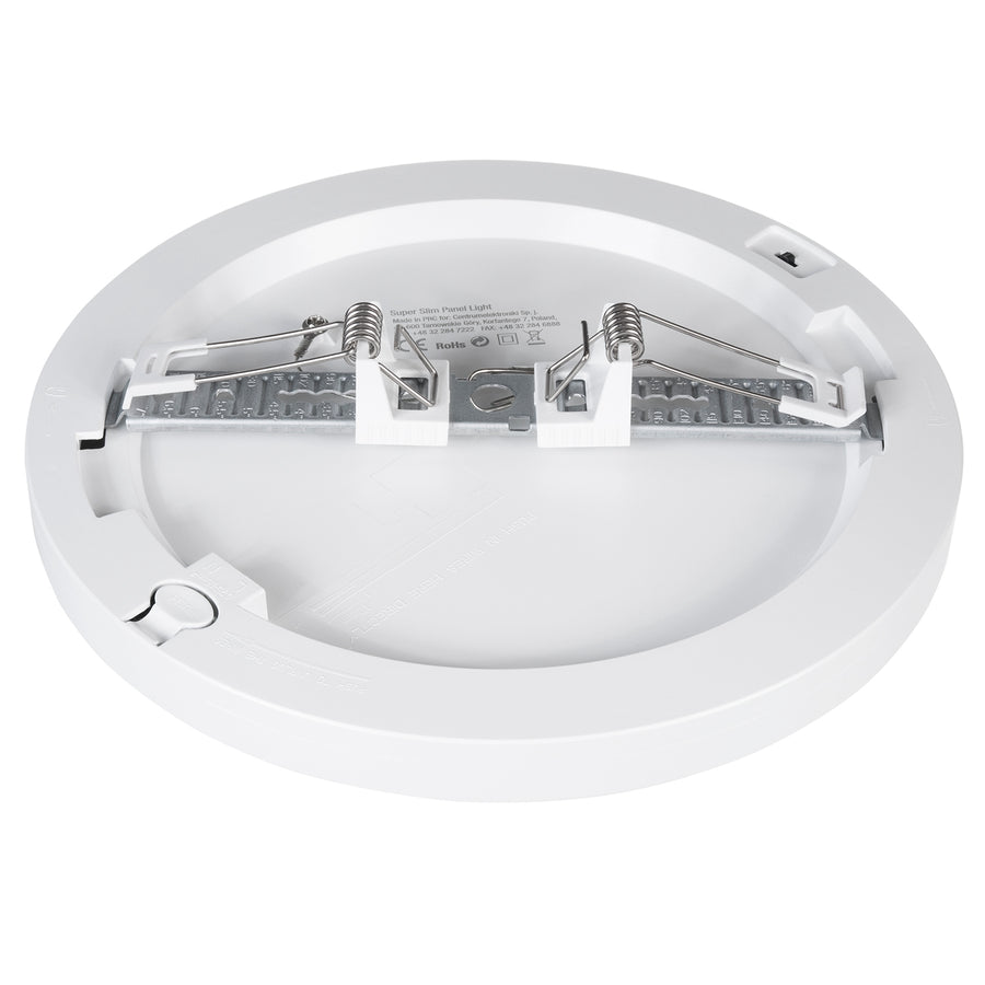 Panou de plafon cu LED-uri 7in1 montat încastrat, ultra subțire 30W 3 culori (WW, NW, CW) Led4U LD142 cu microunde cu sursă de alimentare încorporată