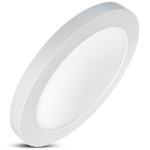 Panou de plafon cu LED-uri 7in1 montat încastrat, ultra subțire 30W 3 culori (WW, NW, CW) Led4U LD142 cu microunde cu sursă de alimentare încorporată