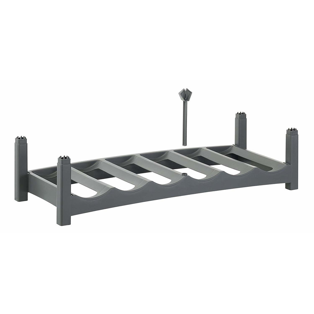 Suport pentru sticle de vin Rotho Vario Rack Stackable Extensibil - Culoare: grafit