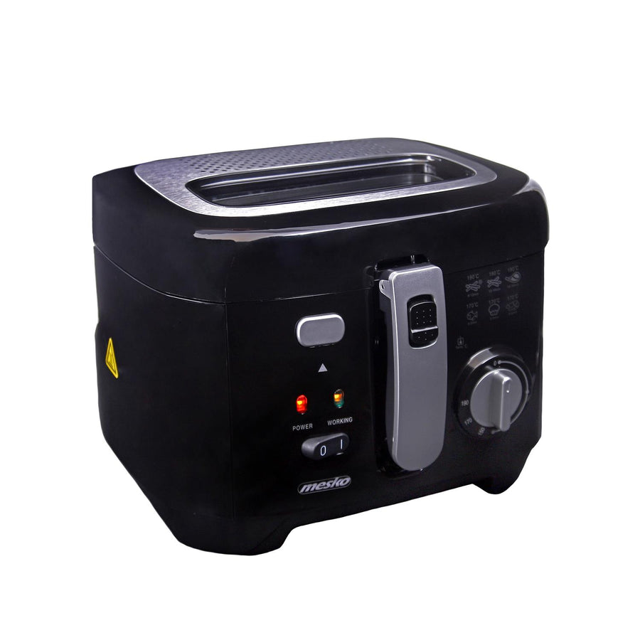 Mesko Friteuză cu ulei adânc 2.5L 1800W cu filtru indicator cu LED Temperatura reglabilă