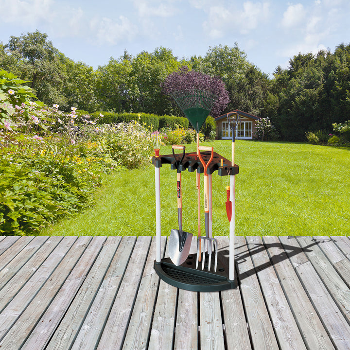 Suport pentru unelte de gradina Keter Corner Tool Rack