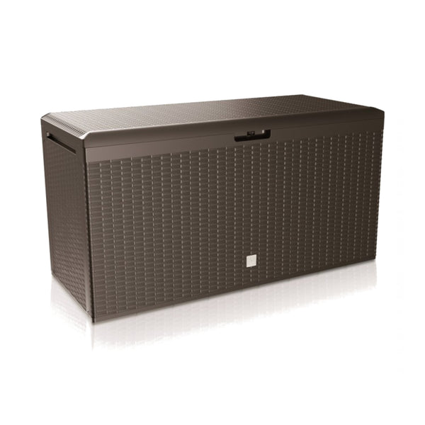 Cutie depozitare grădină Boxe Rato Plus 290L umber, scaun