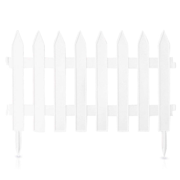 Gard decorativ de grădină Classic S449 3.6m alb,inaltimea 52cm