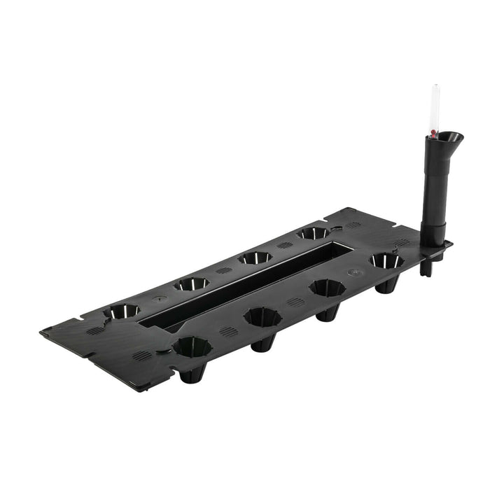 Ghiveci de plante/flori imitație de ratan dreptunghiular 17L umbra Prosperplast Rato DRTC500 440U