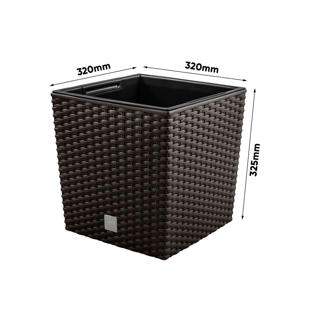 Oală joasă cu insert umbra Prosperplast Rato Low DRTS325L 440U