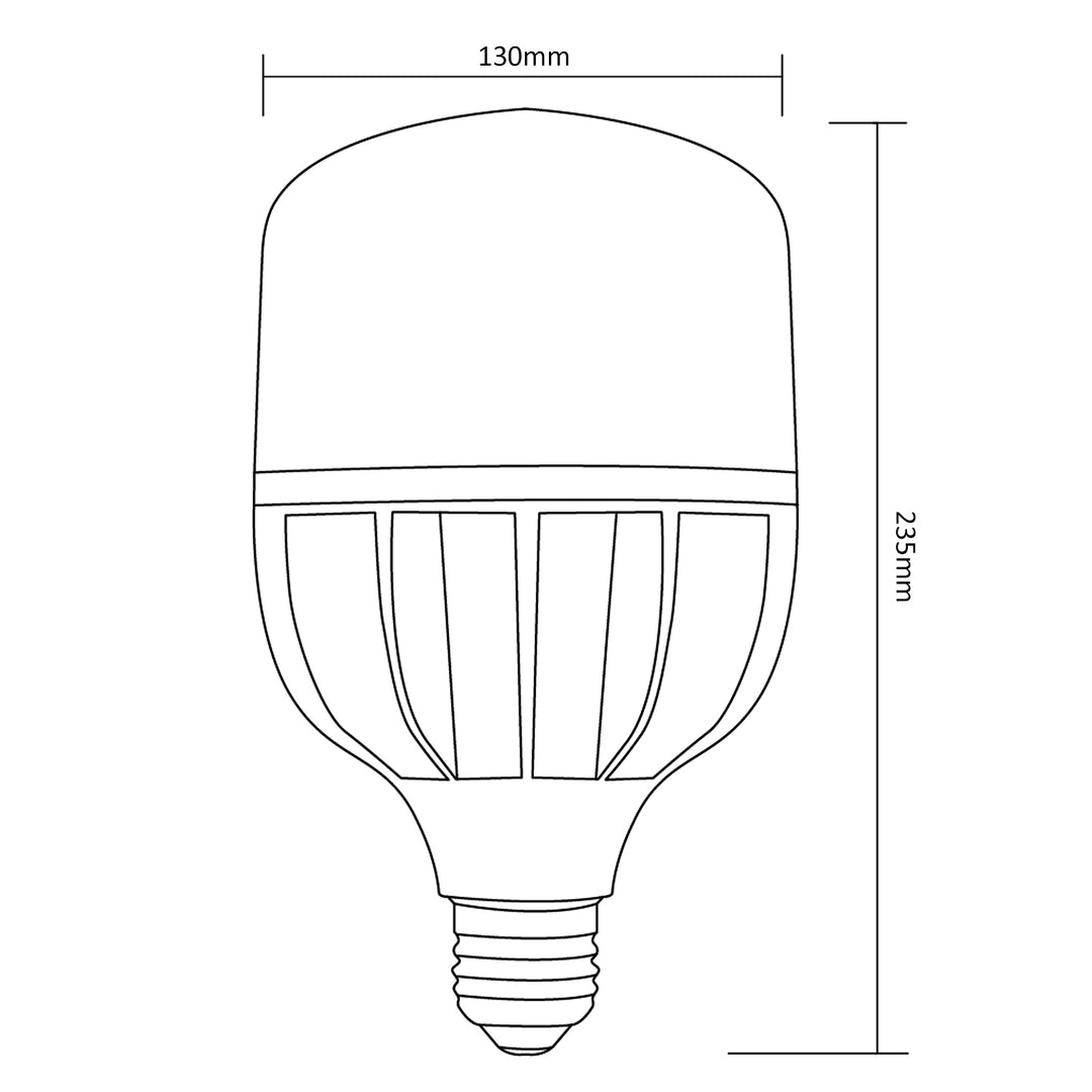 Bec LED E27, 50W 230V Maclean Energy MCE263 CW alb rece 6500K 5000lm