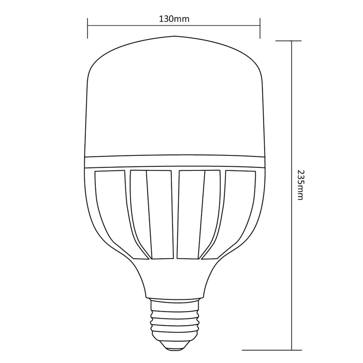 Bec LED E27, 50W 230V Maclean Energy MCE263 CW alb rece 6500K 5000lm