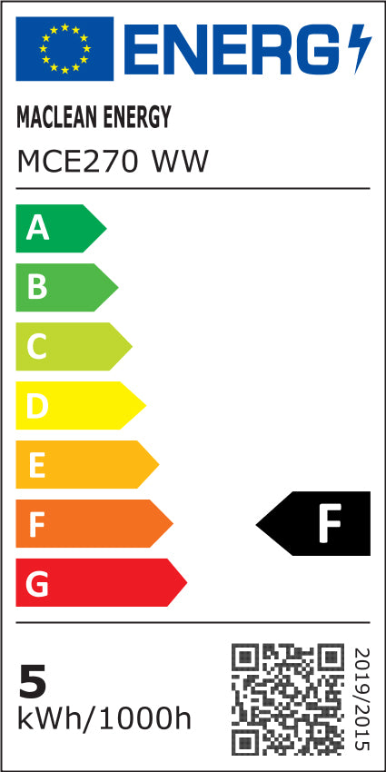 Bec LED E27, 5W 230V Maclean Energy MCE270 NW alb natural 4000K 500lm