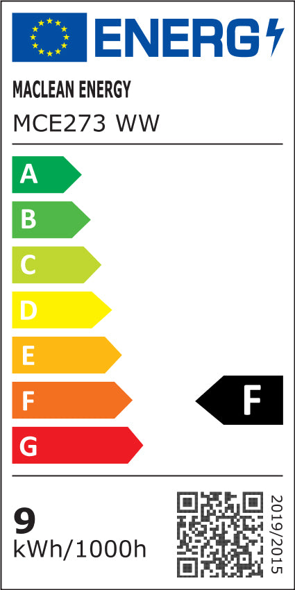 Bec LED E27, 9W 230V Maclean Energy MCE273 WW alb cald 3000K 920lm