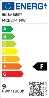 Bec LED E27, 9W 230V Maclean Energy MCE274 NW alb natural 4000K 920lm