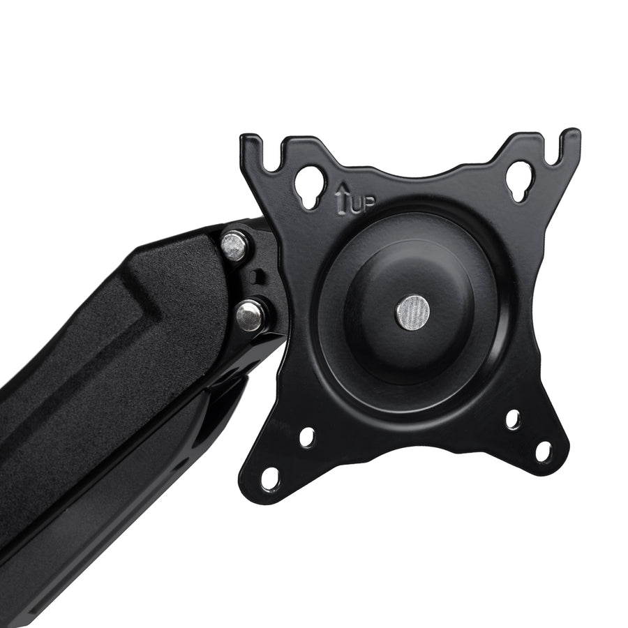 Suport de birou reglabil, TV / monitor, dubla articulatie, 13 - 27 inch, Negru, Maclean, MC-860