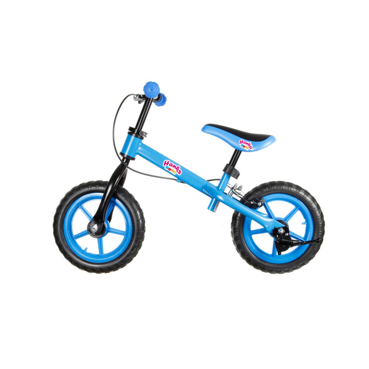 HanksKids Bicicletă sigură cu frână Bicicletă de fond Blue BB-SAFE-12B