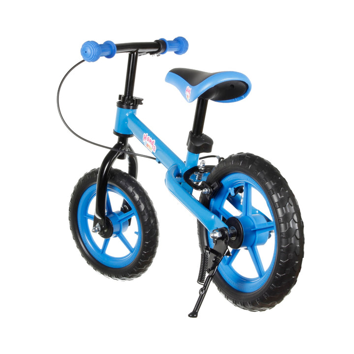 HanksKids Bicicletă sigură cu frână Bicicletă de fond Blue BB-SAFE-12B