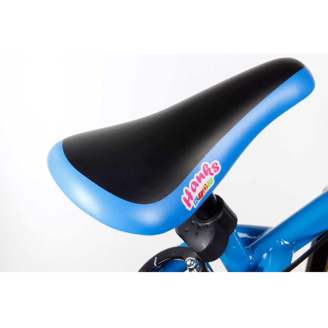 HanksKids Bicicletă sigură cu frână Bicicletă de fond Blue BB-SAFE-12B