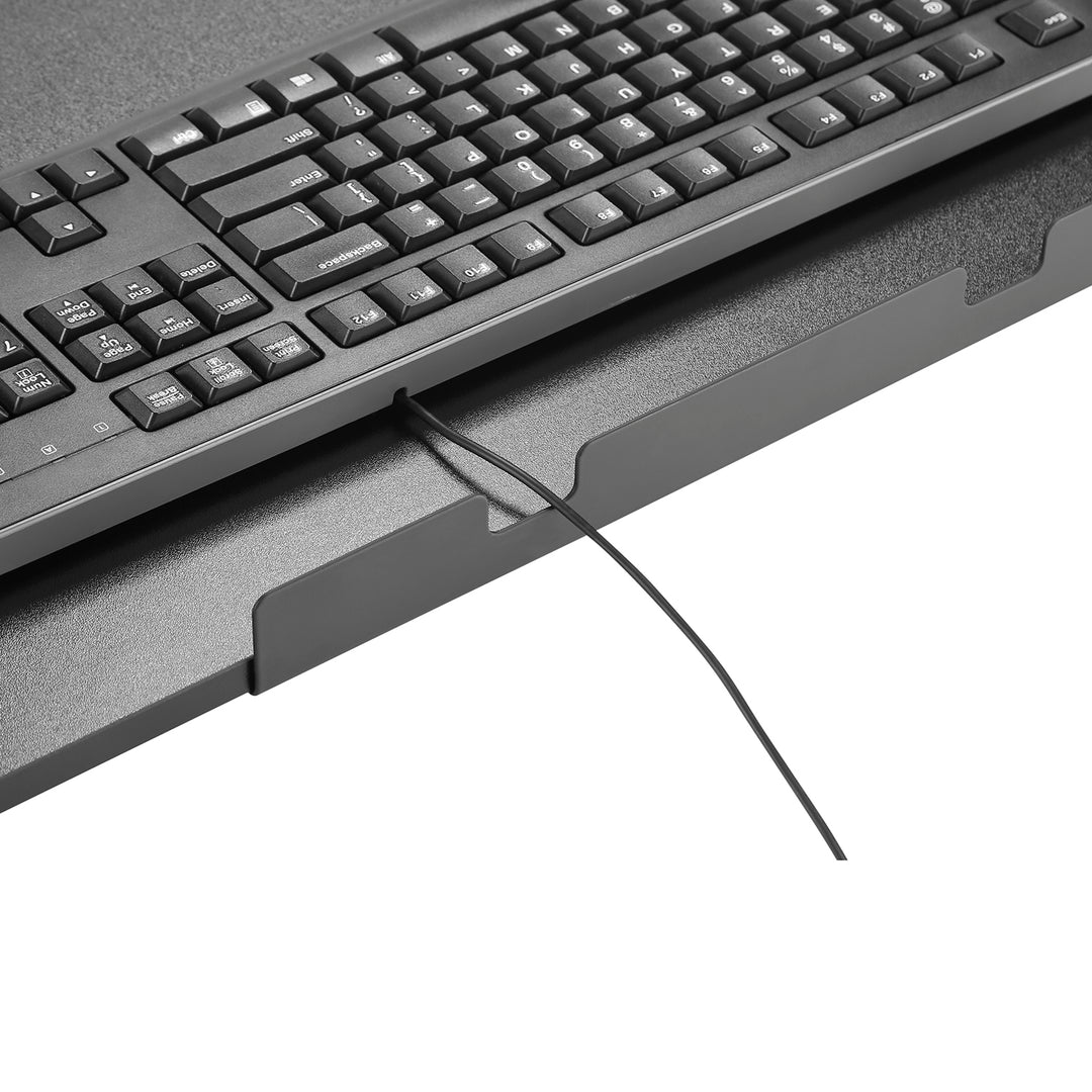 Suport tastatura pentru birou, reglabil, Maclean MC-839, negru