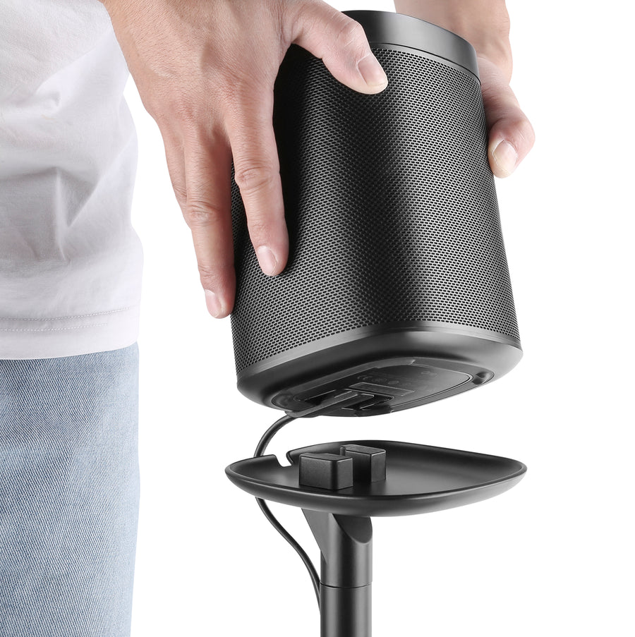 Stativ boxa smart Sonos One, Maclean MC-841, negru