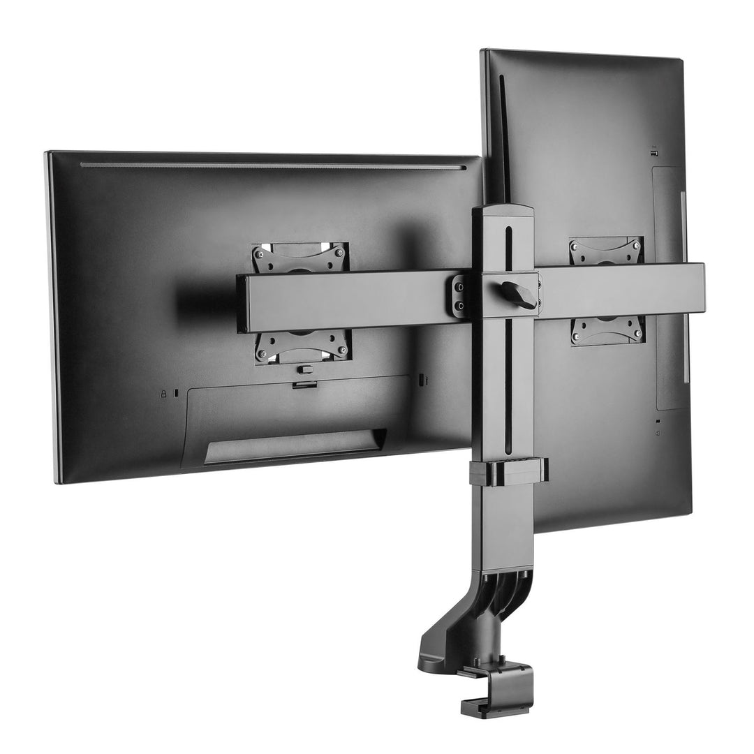 Suport pentru 2 monitoare, 17-27", 14 kg, MC-854, negru