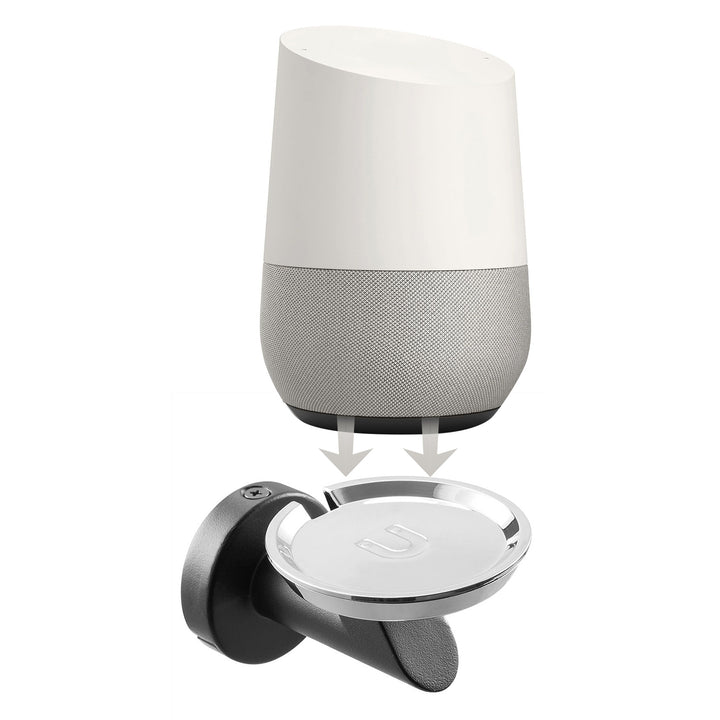 Maclean - MC-857 Suport de perete pentru Google Home negru