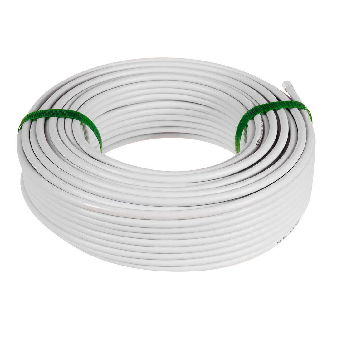 Cablu Maclean MCTV-471 Cablu coaxial RG6 50M 1.02CU + 4.8FPE + CU / P + 32 * 0.12CU + 6.8PVC