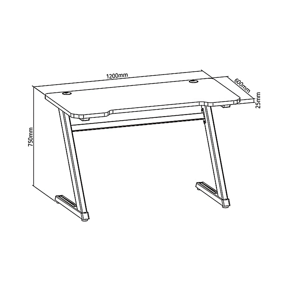 Birou de gaming de inalta calitate cu design ergonomic pentru cea mai buna experienta de joc. 