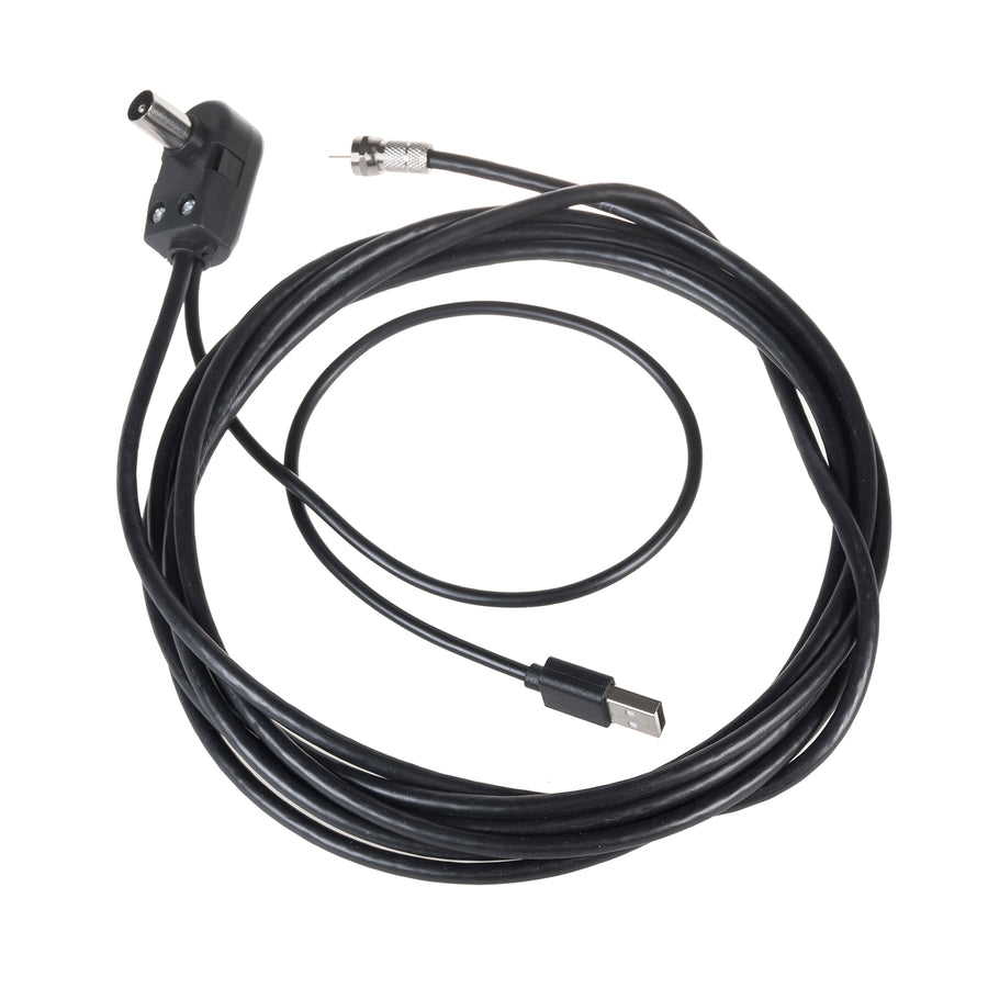 Antenă activă omnidirecțională DVB-T/T2 H.265 HEVC Maclean MCTV-945 USB magnetic