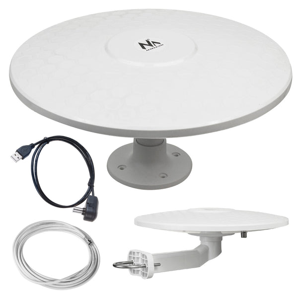 Maclean MCTV-947 antenă omni-direcțională activă DVB-T/T2 H.265 HEVC pentru rulote