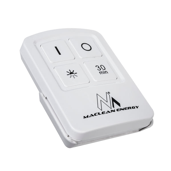 Lampă liniară LED pentru montare sub dulap, set de 2 module cu telecomandă și sursă de alimentare Maclean Energy MCE245 – maxim 4 module pe o singură sursă de alimentare