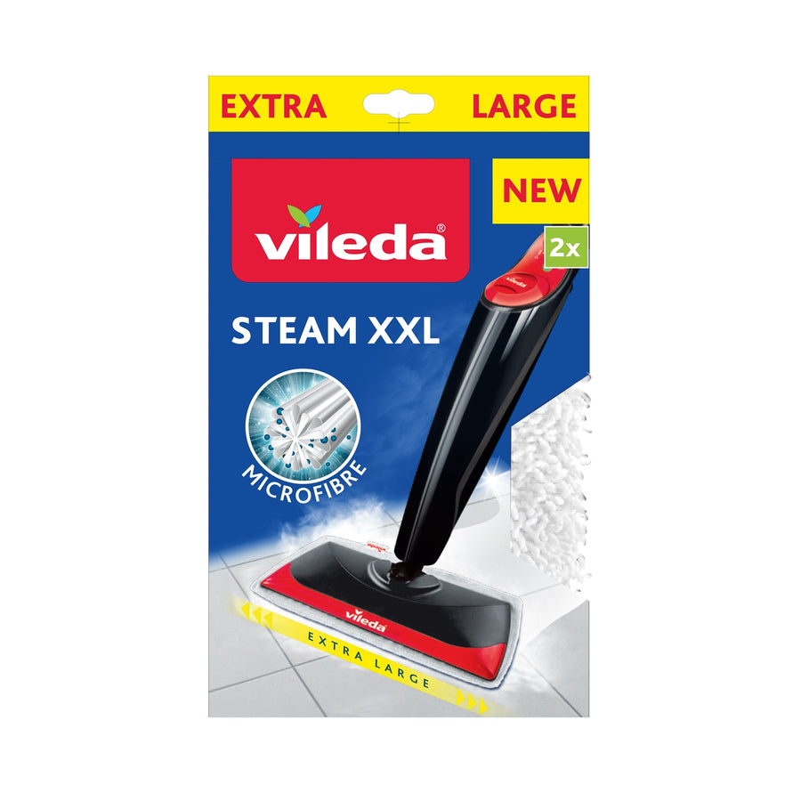 Vileda 16171717 Vileda Tampoane de înlocuire Vileda de rezervă din microfibră pentru mopul Vileda Steam XXL Pachet de 2 PCS