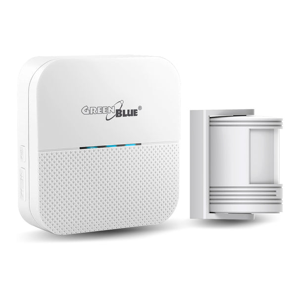Sonerie cu senzor de miscare fara fir GB212, 52 melodii, alb