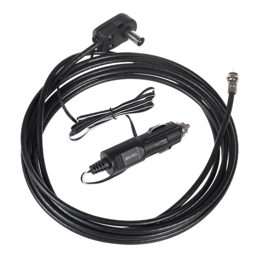 Antenă activă omnidirecțională DVB-T/T2 H.265 HEVC Maclean MCTV-945 12/24V magnetică