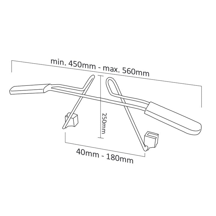 Cuier universal Maclean MC-870 - montat pe tetieră