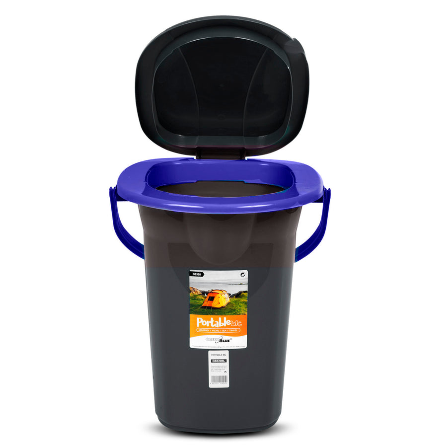 Toaletă turistică GreenBlue GB320BB negru-albastru 19 L