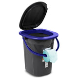 Toaletă turistică GreenBlue GB320BB negru-albastru 19 L