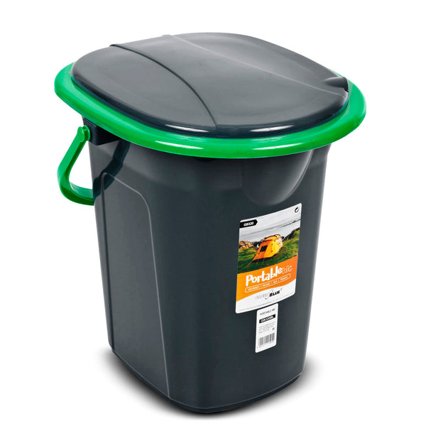 Toaletă turistică portabila GreenBlue negru-verde 19 L