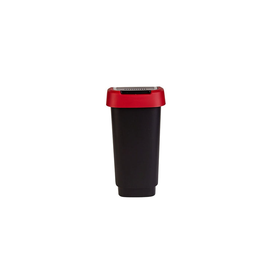 Găleată rotativă Rotho Twist 10L culoare negru și roșu