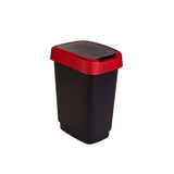 Găleată rotativă Rotho Twist 10L culoare negru și roșu