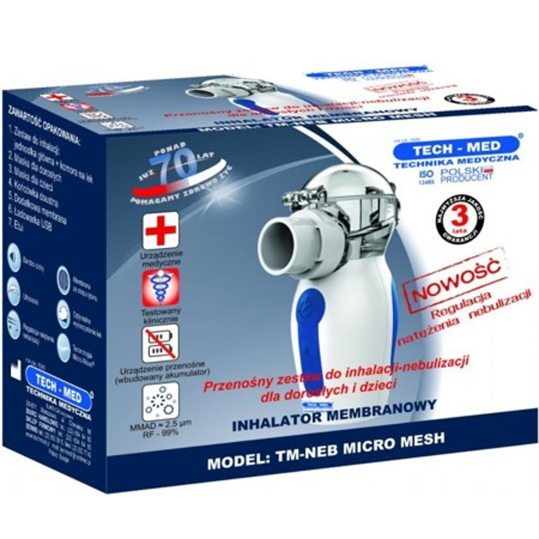 Inhalator cu intensitate reglabila Tech-Med, Micro Mesh