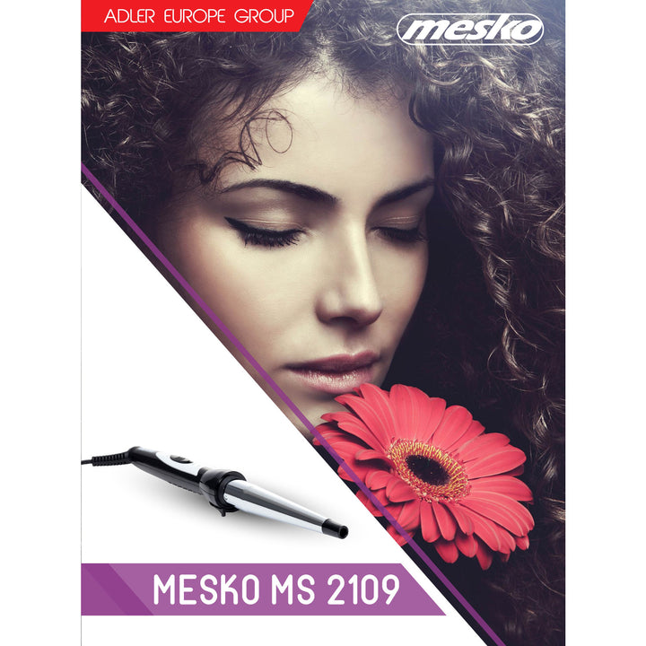 Ondulator Mesko, 40W, Negru/Argintiu
