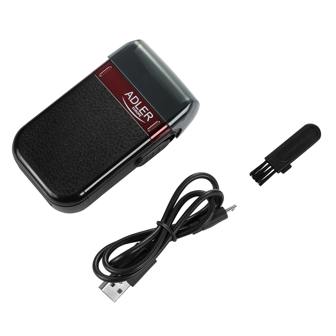 Aparat de ras USB reîncărcabil Adler AD 2923, ras uscat și umed