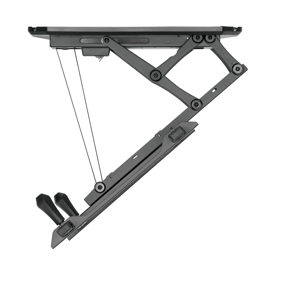Suport electric de tavan pentru televizor, pentru pereți înclinați 32"-70" 35 kg max. telecomandă Maclean MC-880 max. VESA 600x411