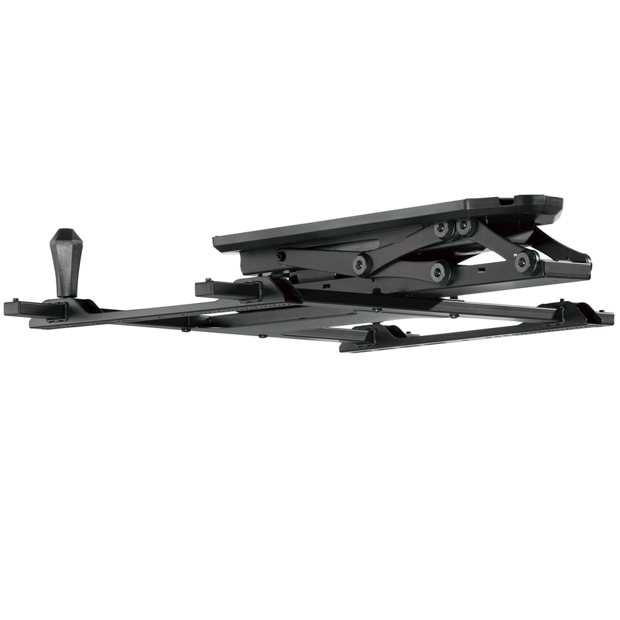Suport electric de tavan pentru televizor, pentru pereți înclinați 32"-70" 35 kg max. telecomandă Maclean MC-880 max. VESA 600x411