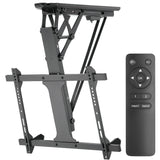 Suport electric de tavan pentru televizor, pentru pereți înclinați 32"-70" 35 kg max. telecomandă Maclean MC-880 max. VESA 600x411