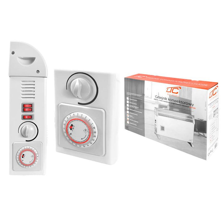 Convertor electric cu ventilator LXUG06, 2000W, timer, alb