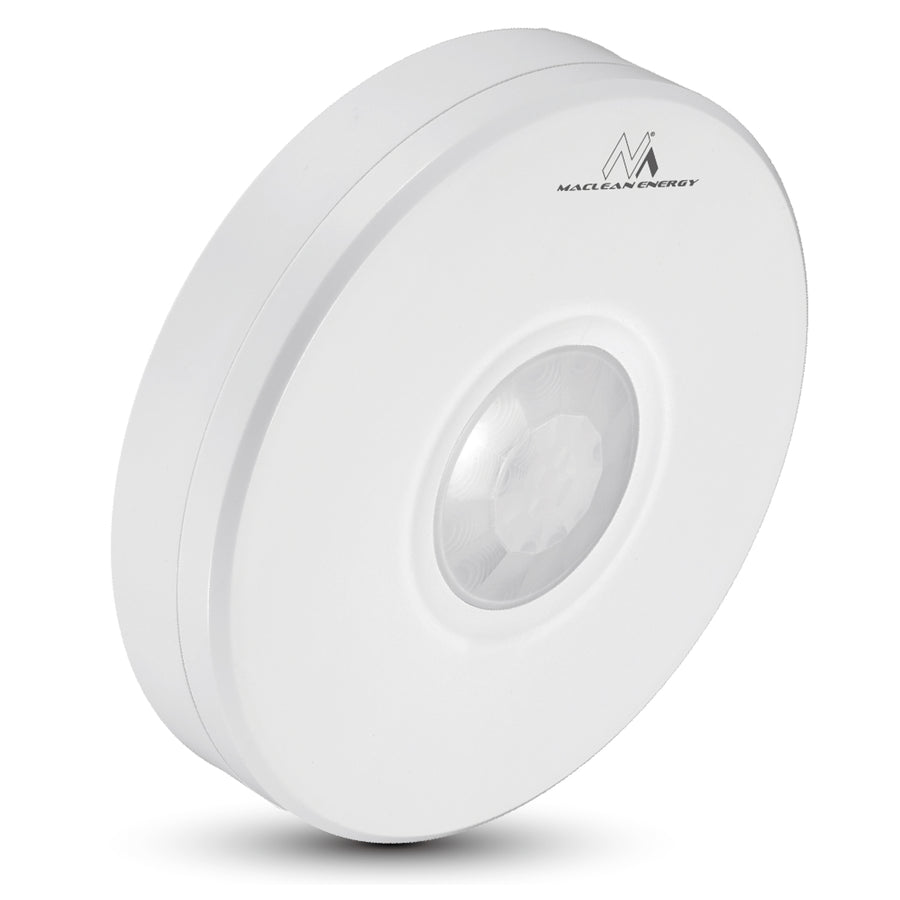 Maclean Energy - Senzor de mișcare în infraroșu -IP65 pentru utilizare la exterior - Interior 8 m, sarcină maximă 2000W