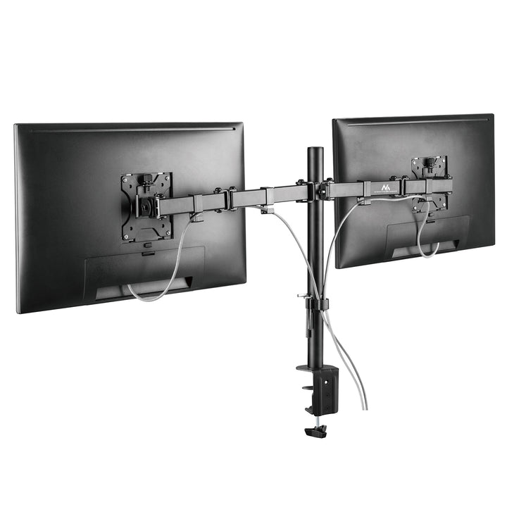 Suport pentru desktop pentru 2 monitoare LCD Maclean MC-884, 17-32", 2x 8kg, MC-884